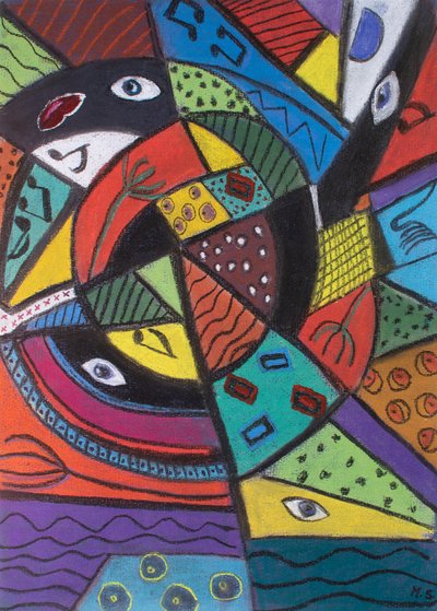 Moderne Kunst (Die Sinne) 2001 von Margo Starkey